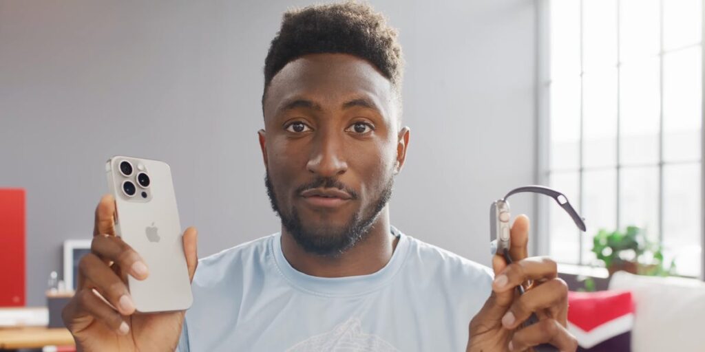 Apple lets YouTuber MKBHD inside its stress-test labs, where machines subject iPhones to water jets and drop tests