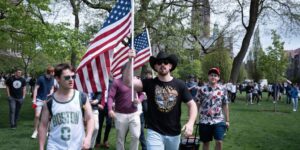 Congressman appears to praise University of Mississippi students, including one making monkey gestures, who taunted a lone Black Gaza protester