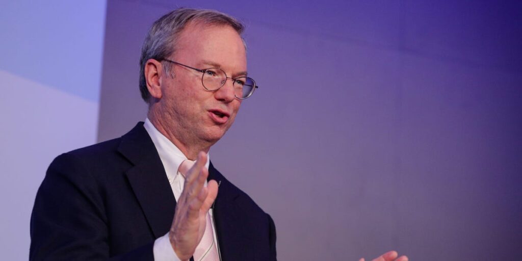 Eric Schmidt says China trails behind the US in AI for these 4 reasons