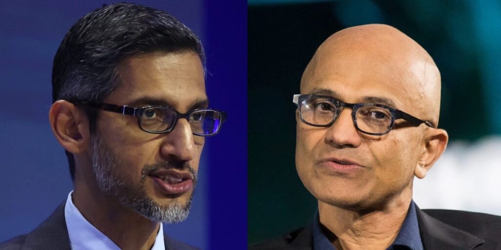 Sundar Pichai claps back at Microsoft’s CEO after his comments about making Google ‘dance’