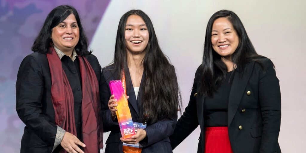 The CEO behind the world’s biggest science and engineering fair says the biggest mistake parents make is putting too much pressure on their kids