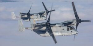 V-22 Ospreys return to the skies but are required to stay within 30 minutes from an airfield in case of emergency