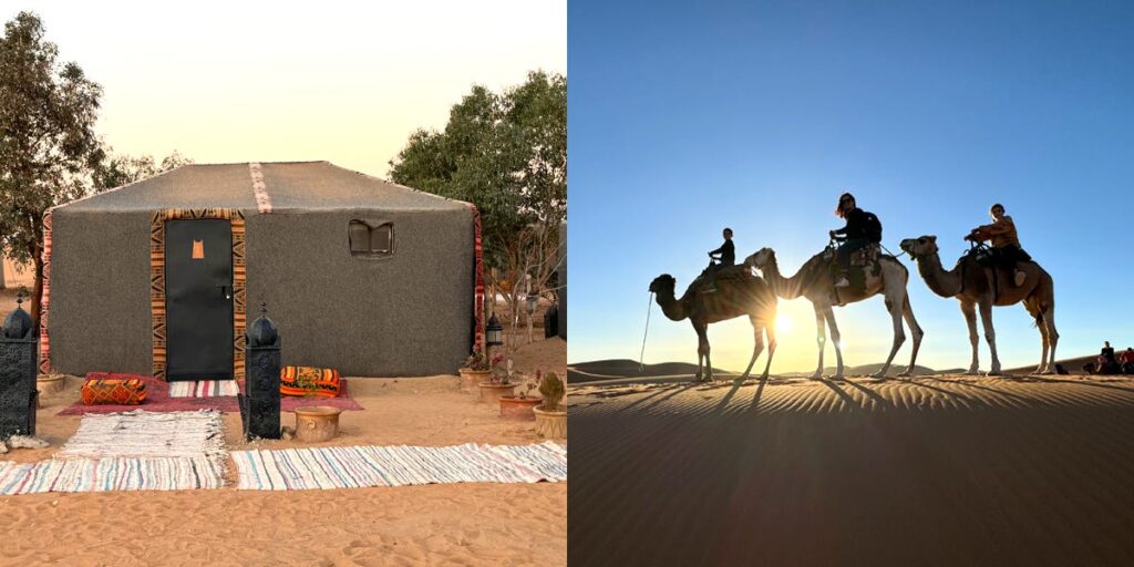 I went glamping in the Sahara Desert. I thought I’d hate it, but even the freezing temperatures didn’t get me down.