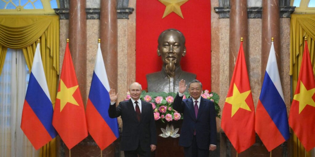 Supply chain hotspot Vietnam rolled out the red carpet for Putin, and the US is trying to act cool