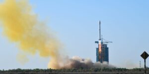 A Chinese firm’s answer to SpaceX’s Falcon 9 blew up in a giant fireball after it accidentally launched during a test