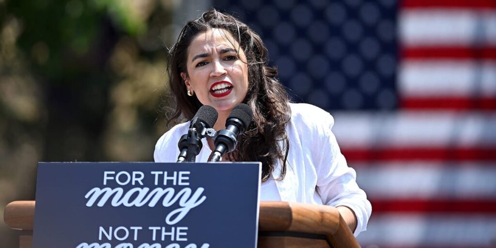 AOC unloads on Biden’s critics in late-night Instagram Live