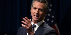 California put up its fast-food wage to . Its governor is adamant it’s not causing employment to fall.