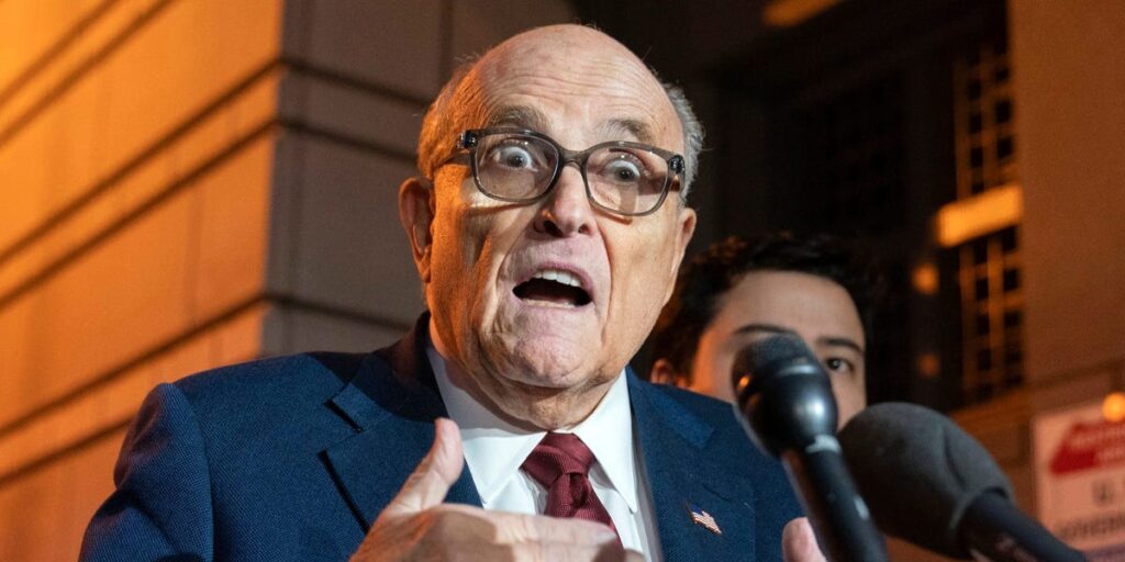 Rudy Giuliani interrupts his own bankruptcy hearing, yelling it’s ‘defamatory’ to accuse him of bankruptcy fraud