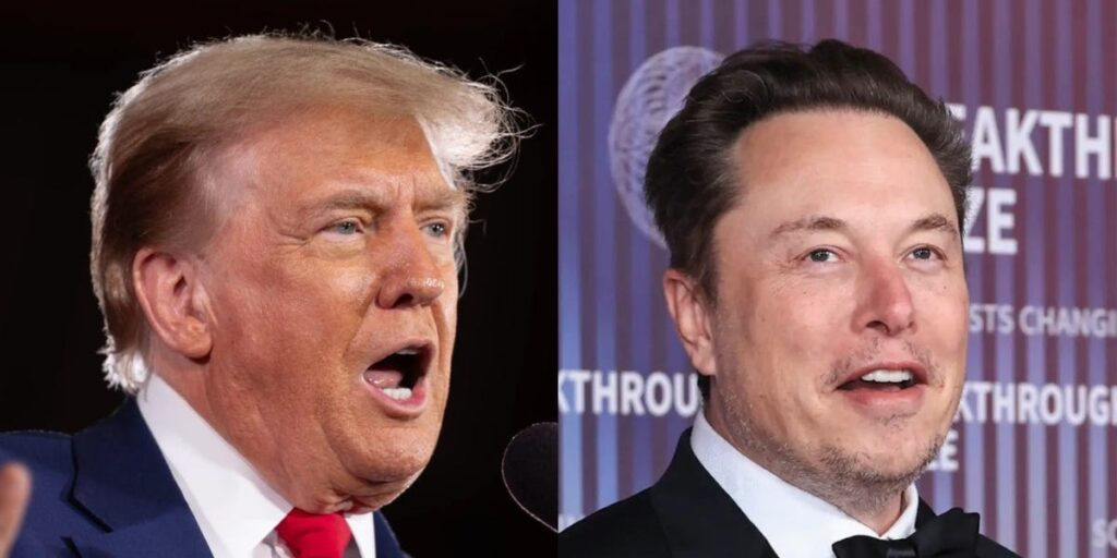 Trump says he loves Elon Musk even though he never heard of the  million-a-month donation plan from the billionaire