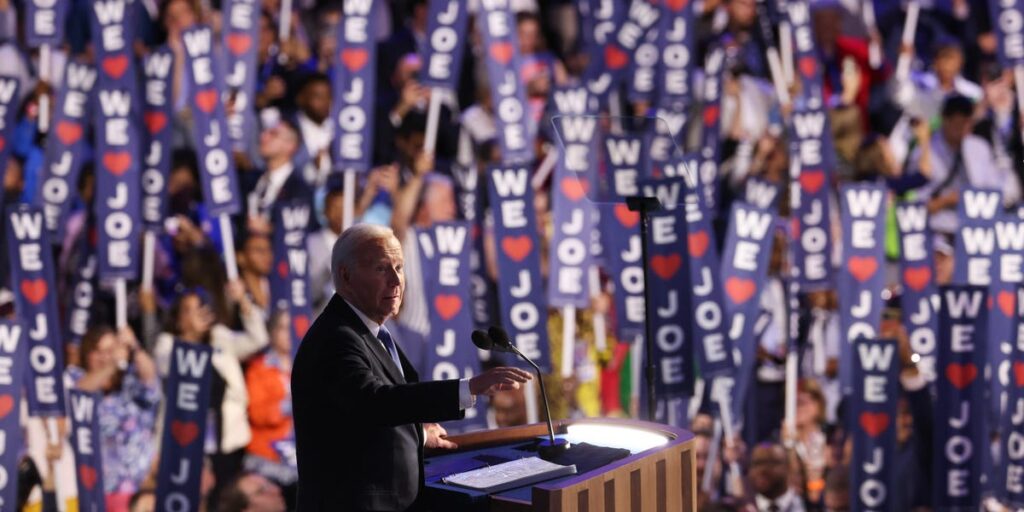 It took a debate disaster and a pressure campaign led by Pelosi. But at the DNC, Biden finally kept his promise to be a bridge to the Democratic Party’s future.