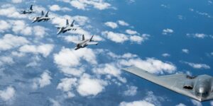 The US Air Force is going to mass airpower in the Western Pacific from all over the place to test its ability to get forces into a fight