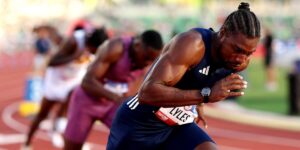 The sprinter Noah Lyles is the fastest man in the world. Here’s what to know about his career, records, and speed.