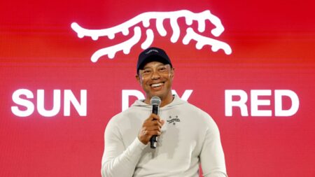 Trademark dispute emerges over Tiger Woods’ new logo