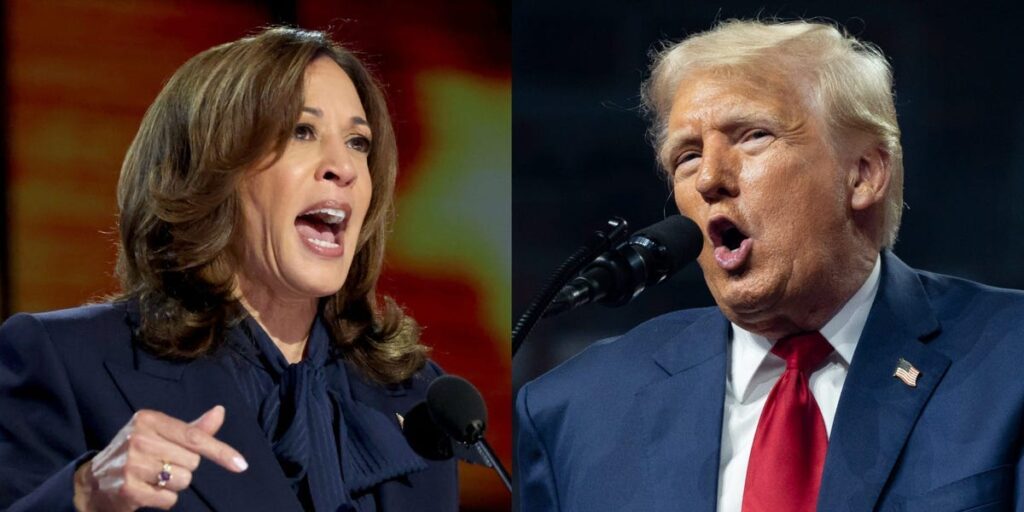 Trump says Kamala Harris was born ‘mentally impaired’ in what he conceded was a ‘dark speech’ at a Wisconsin rally