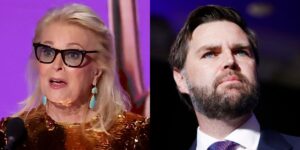 Candice Bergen takes a dig at JD Vance in her Emmys speech