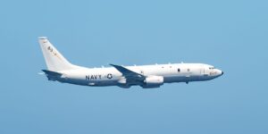 US spy plane flies through the Taiwan Strait days after German warships angered China by sailing through