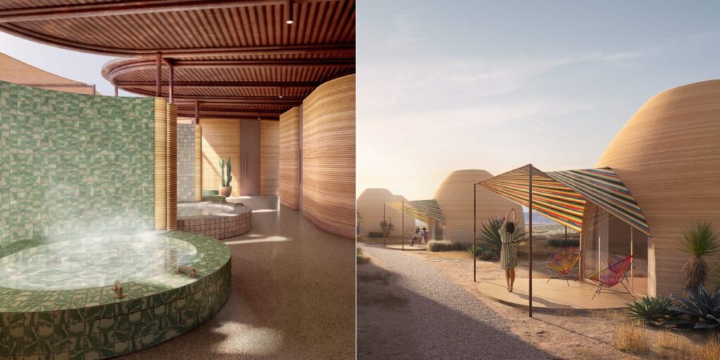 See what it’ll be like staying at a luxury 3D printed hotel in the West Texas desert