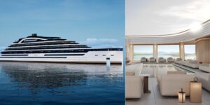 A new residential cruise ship plans to sail around the world every 2½ years. Cabins start at  million.