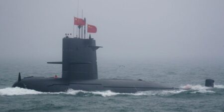 A new first-in-class Chinese attack submarine sank at a Wuhan shipyard in a pier-side accident