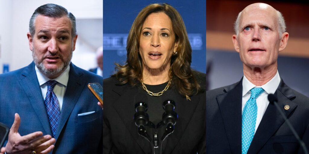 Kamala Harris’ economic agenda may now depend on beating Ted Cruz or Rick Scott