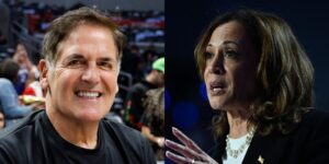 Mark Cuban wants to take out Chinese knockoffs, and he says Kamala Harris is on the same page