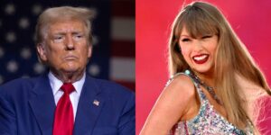 Taylor Swift endorsed Kamala Harris for president. Donald Trump can’t shake it off.