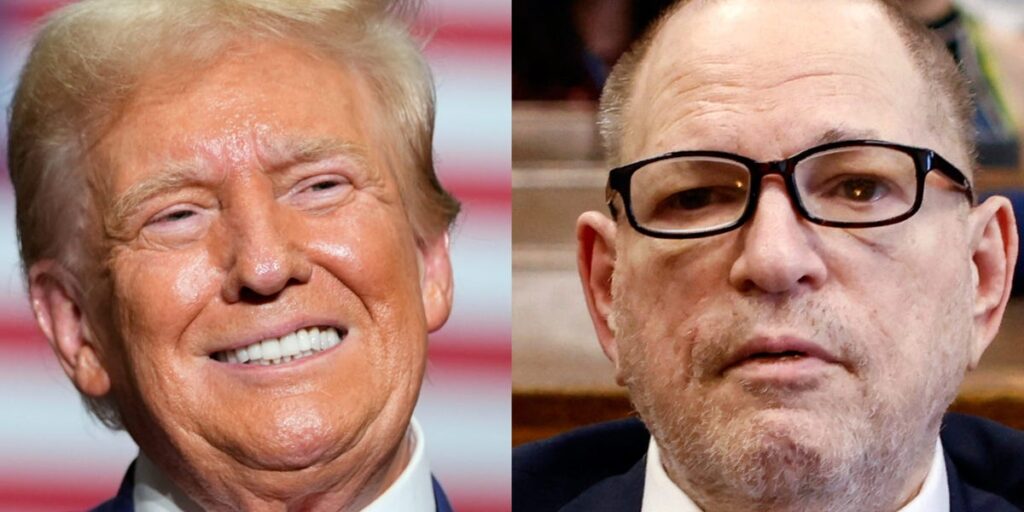 Trump will mimic Harvey Weinstein’s successful appeal to fight his own sexual assault verdict Friday. It won’t be as easy.