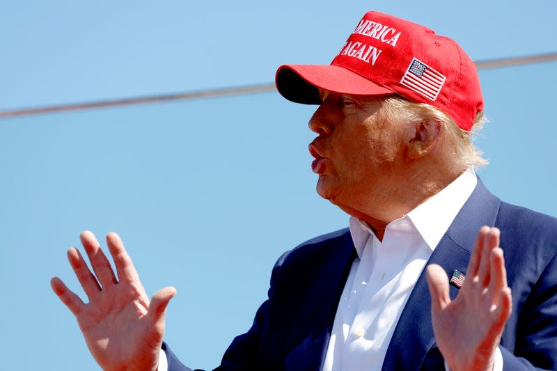 Republican presidential candidate and Former President Donald Trump. - Photo: Anna Moneymaker (Getty Images)