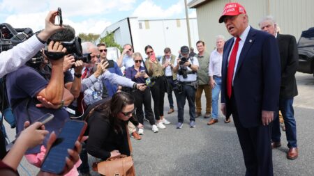 Hurricane Helene: Trump speaks in Georgia, bashes Harris for not traveling there