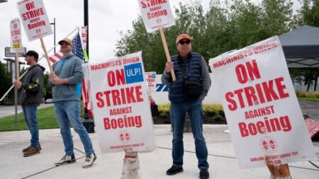 Talks between Boeing and striking union break down