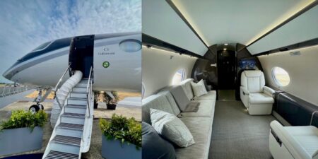 I toured a  million Gulfstream G650ER private jet like the one bought by Michael Jordan to see how the ultra-rich travel