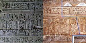 A 2,000-year-old temple is being restored to its original spectacular colors, adding new meaning to its ancient Egyptian inscriptions