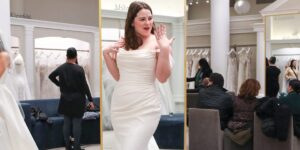 I tried on 3 wedding gowns at Kleinfeld, the bridal shop from ‘Say Yes to the Dress,’ and was surprised by how much I loved the cheapest one