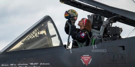 The first female commander of the Air Force’s A-10 demo team reflects on flying the Warthog on the eve of its retirement