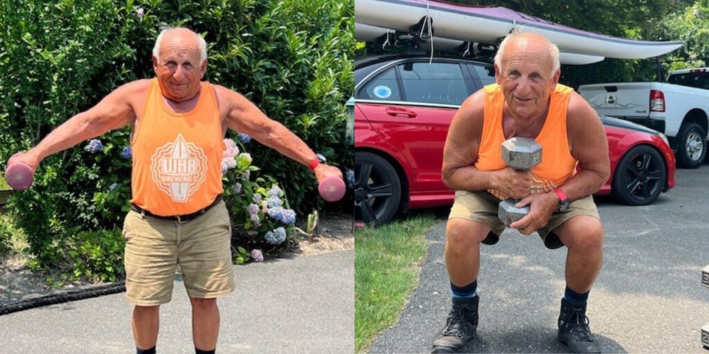 A man who started CrossFit in his 80s now does 100 push-ups a day