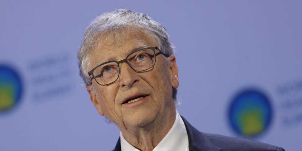 Bill Gates privately said he donated  million to a pro-Harris super PAC, The New York Times reports