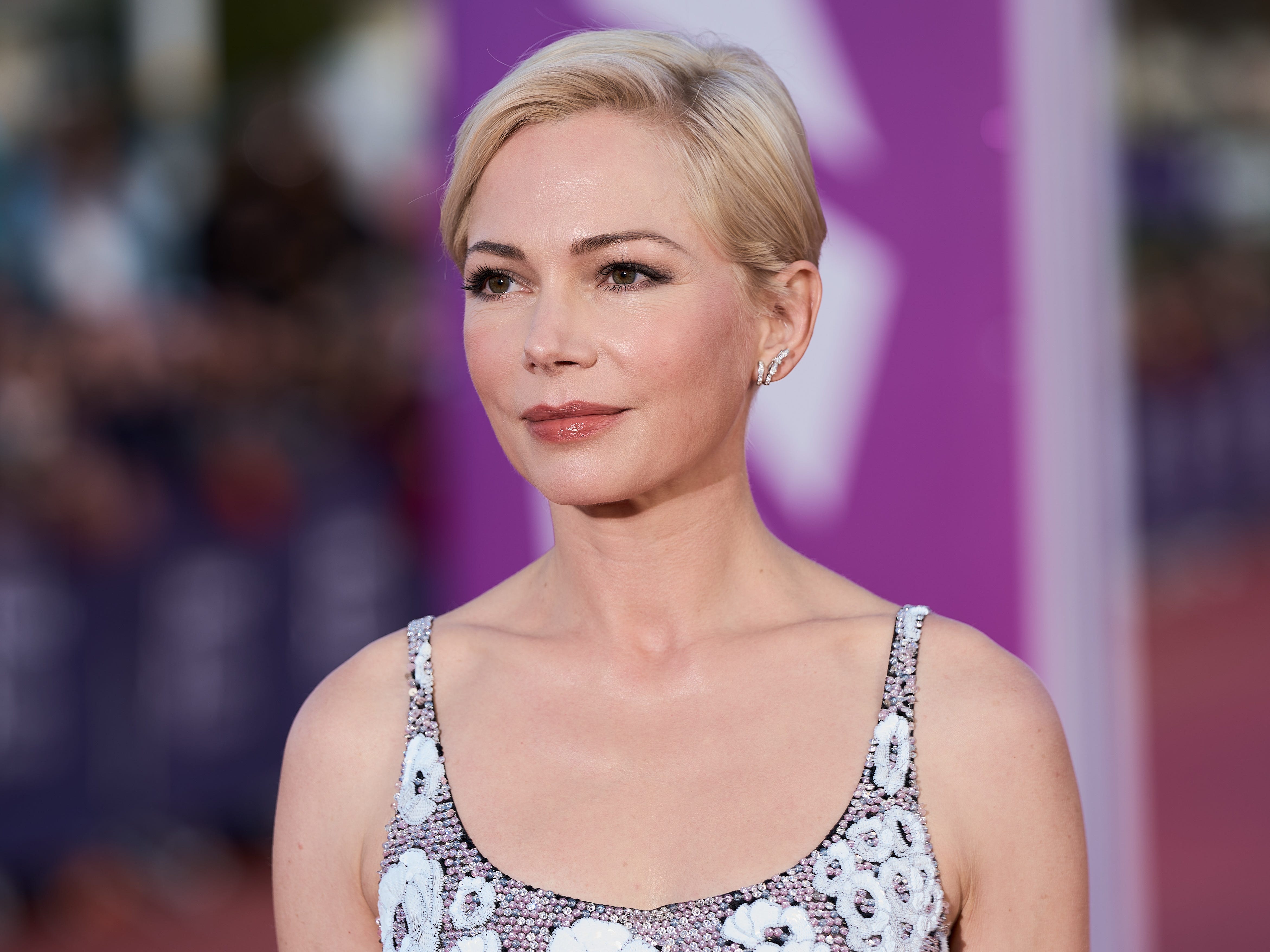 Michelle Williams attends the "Anora" Premiere during the 50th Deauville American Film Festival on September 12, 2024 in Deauville, France