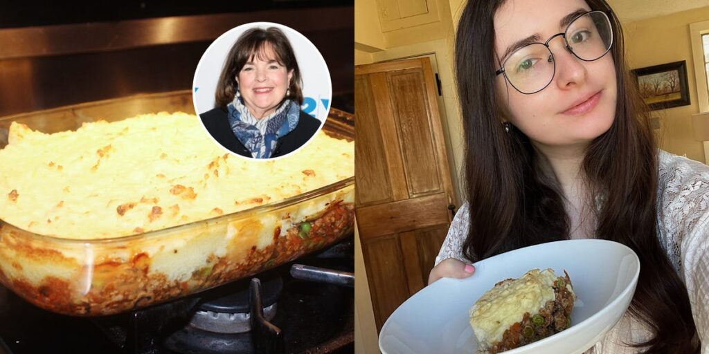 I made Ina Garten’s shepherd’s pie, and the easy recipe fed a whole family with leftovers to spare