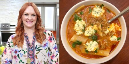 This lasagna soup by Ree Drummond is super easy to make, and one of my favorite comfort dishes