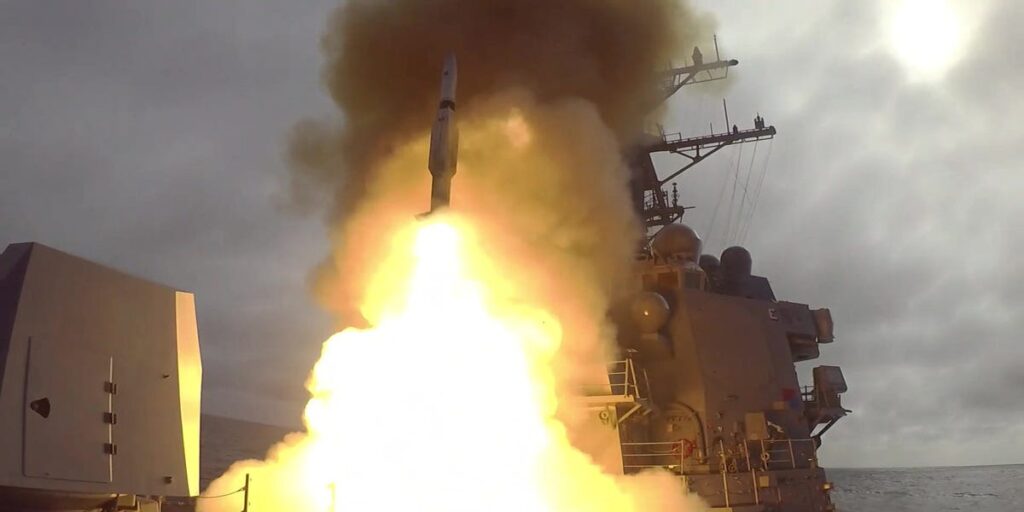 US Navy destroyers unscathed after fighting off a complex attack of cruise and ballistic missiles and exploding drones