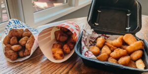 I tried cheese curds from Culver’s, Zaxby’s, and Freddy’s, and I found the best in the Midwest