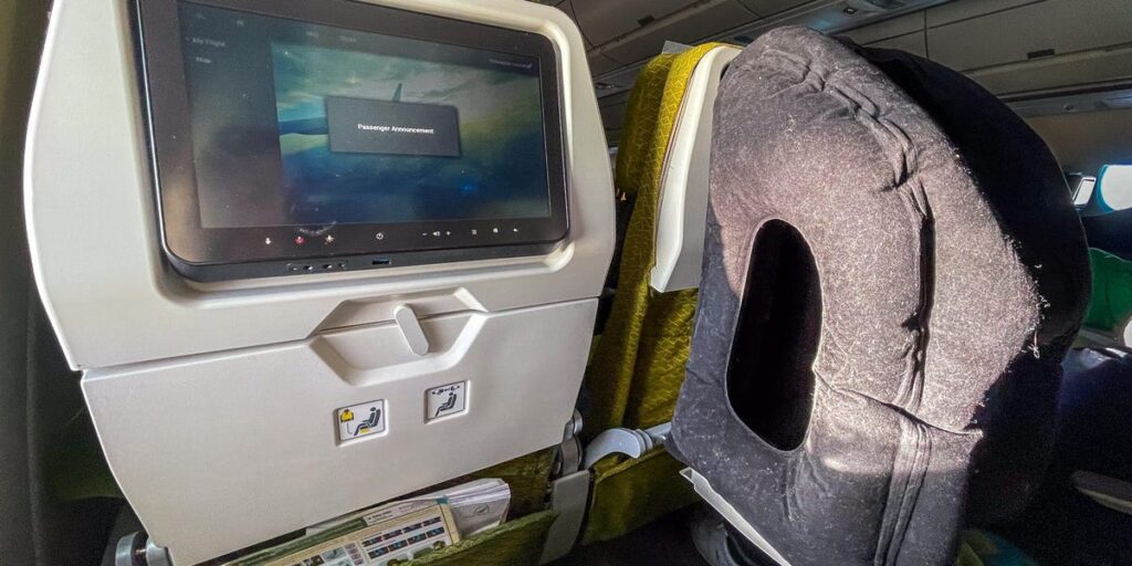 I thought the viral blow-up travel pillows were ingenious. Then, I traveled with one on a 15-hour economy flight.