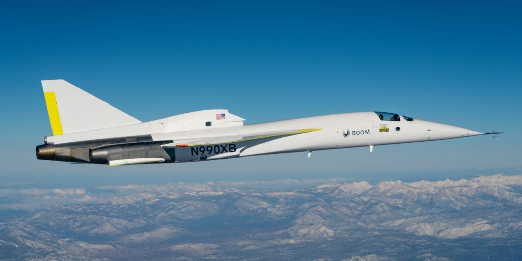 A startup hoping to build the next Concorde is on track to fly supersonic within weeks