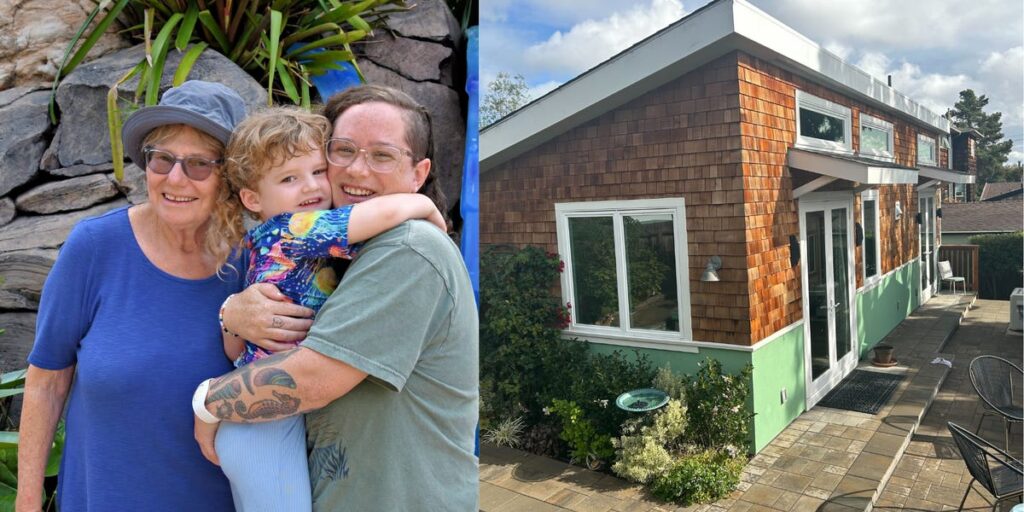 A boomer built a 0K ADU in her backyard to grow old. It’s also a win for her daughter, who moved into the main house.