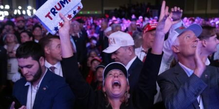 Photos from the watch parties at Mar-a-Lago and Howard University give an inside look into Trump’s and Harris’ worlds on election night