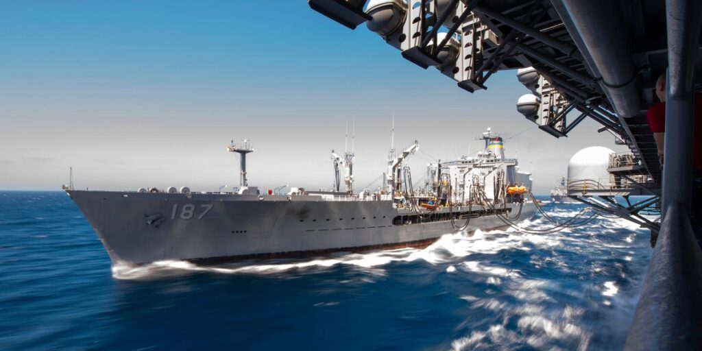 US vs. Chinese replenishment ships: The workhorses that keep aircraft carriers operating